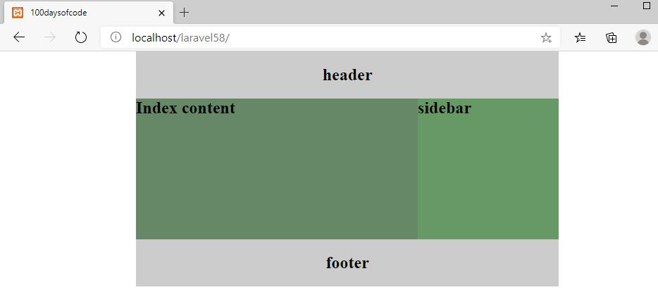 Blade Templating in Laravel 5.8